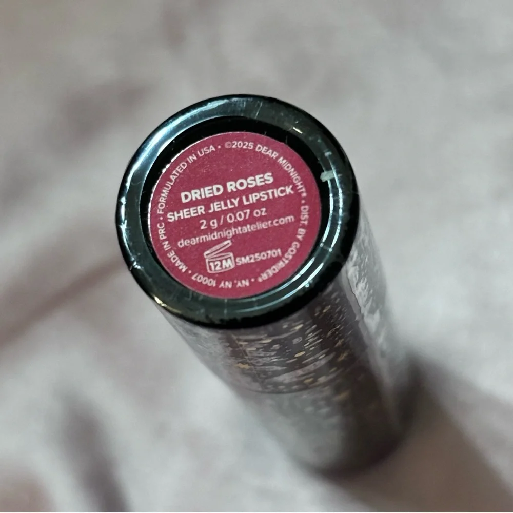 NEW Dear Midnight Atelier Dried Roses Sheer Jelly Lipstick💄 💝